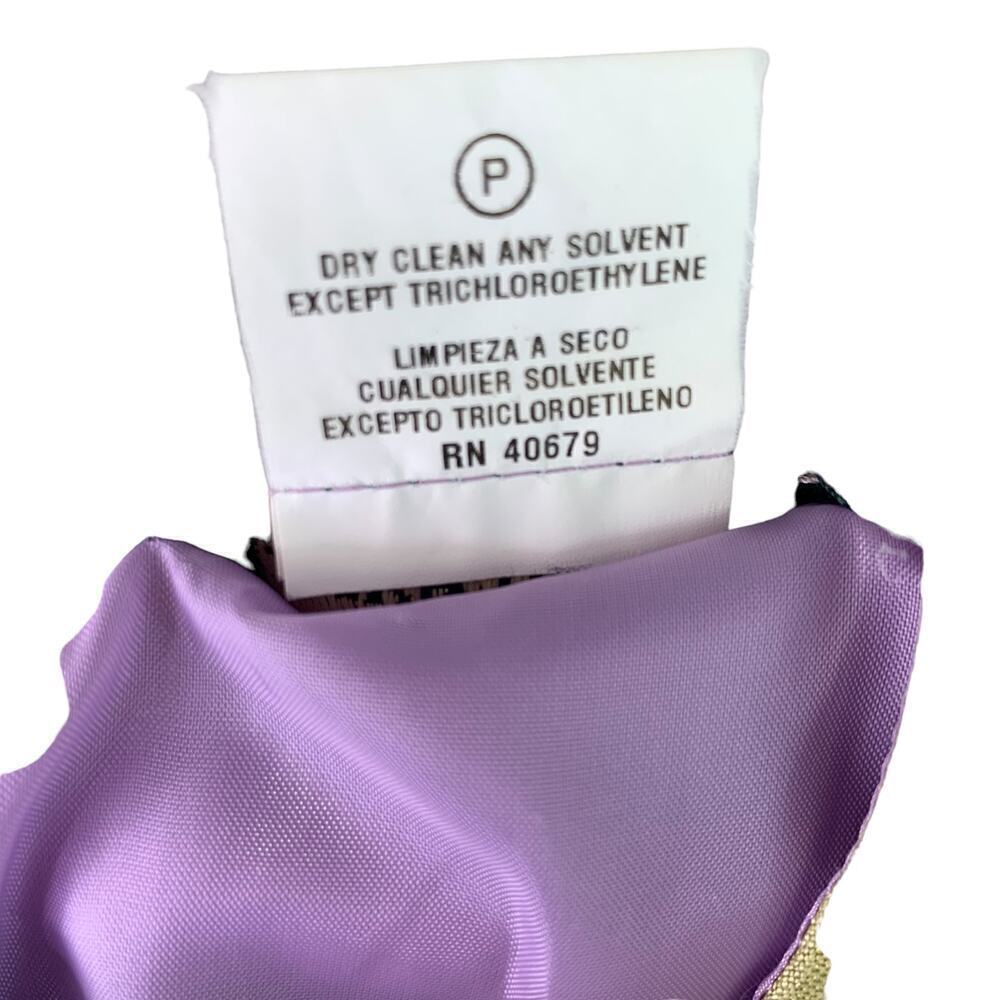 Harve Benard Vintage Linen Blend Sleeveless Sheath Pencil Dress Size 6 Lilac - Picture 13 of 14